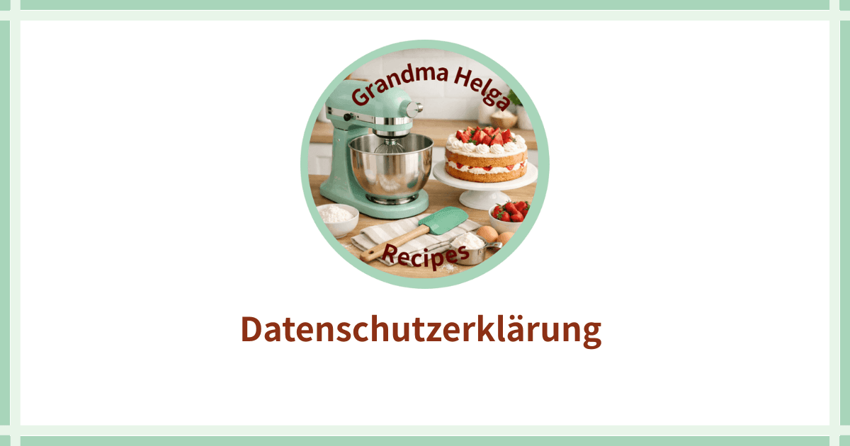 Datenschutzerklärung
