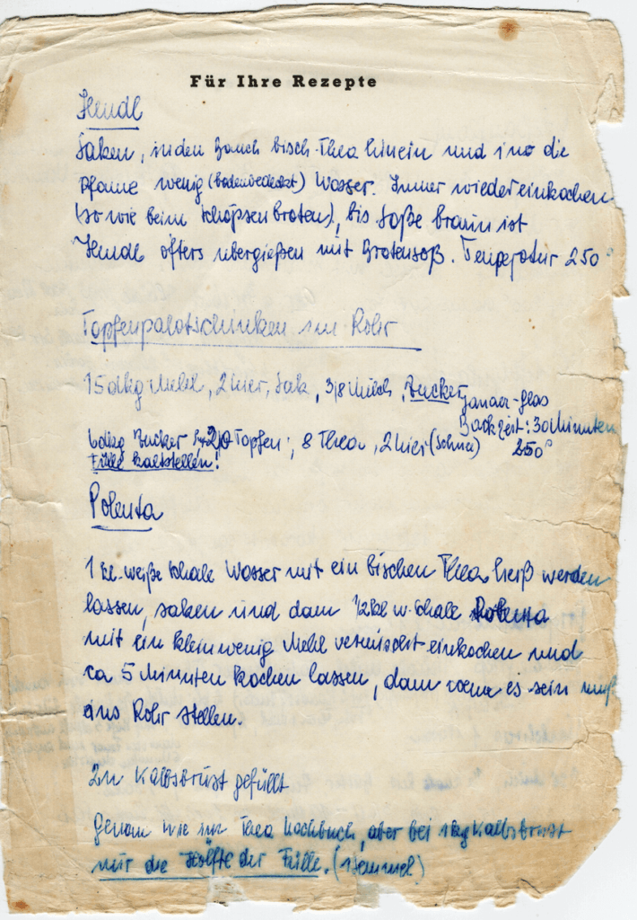 Grandma Helga Recipes