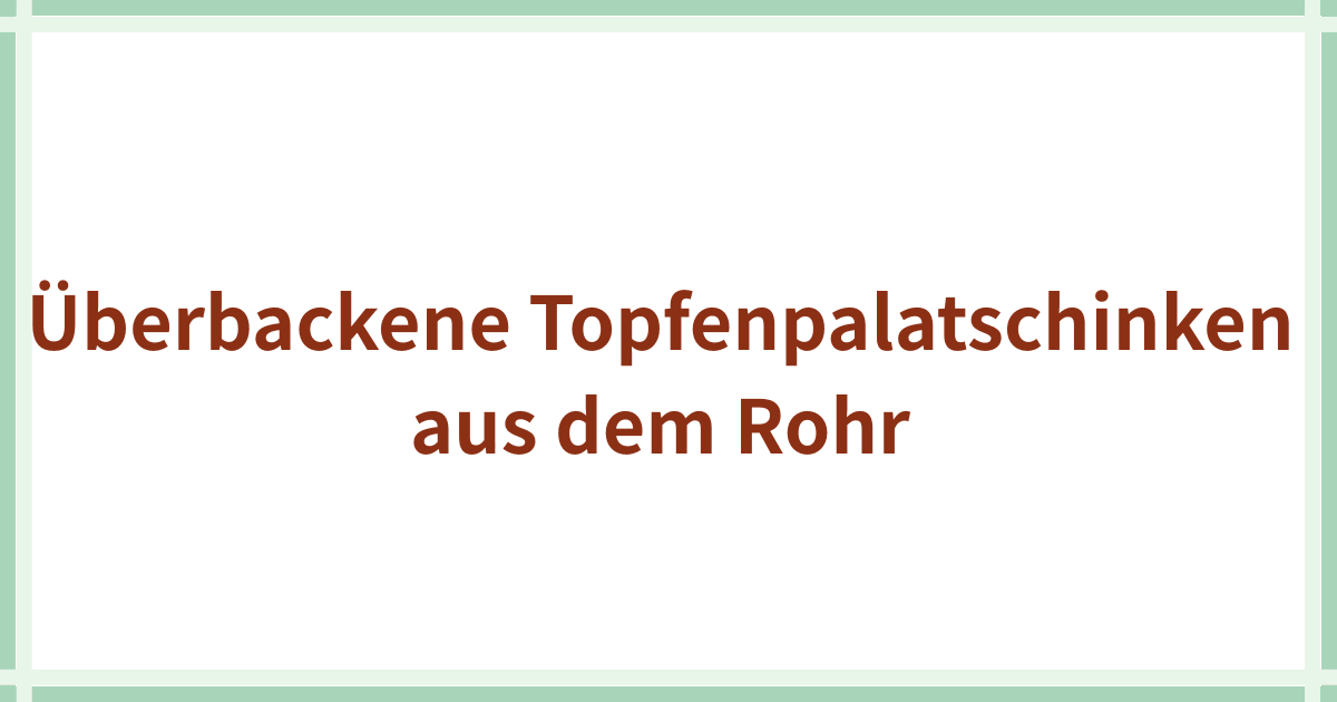 Topfenpalatschinken
